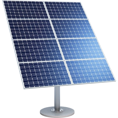 Solarpanel auf Standfuß
